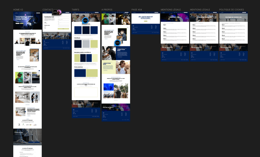 Maquette Matisse Photographe